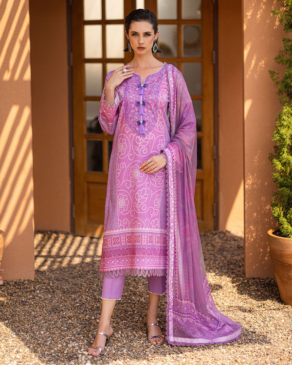 Roheenaz | Azalea Printed Lawn 24 | Azure Dream - by - Libasekhas UK - Registered Vendor of : Roheenaz - 100% Original Designer Dresss