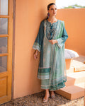 Roheenaz | Azalea Printed Lawn 24 | Ocean Breeze - by - Libasekhas UK - Registered Vendor of : Roheenaz - 100% Original Designer Dresss