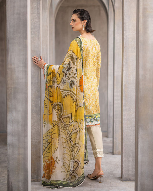Roheenaz | Azalea Printed Lawn 24 | Celestial Silk - by - Libasekhas UK - Registered Vendor of : Roheenaz - 100% Original Designer Dresss