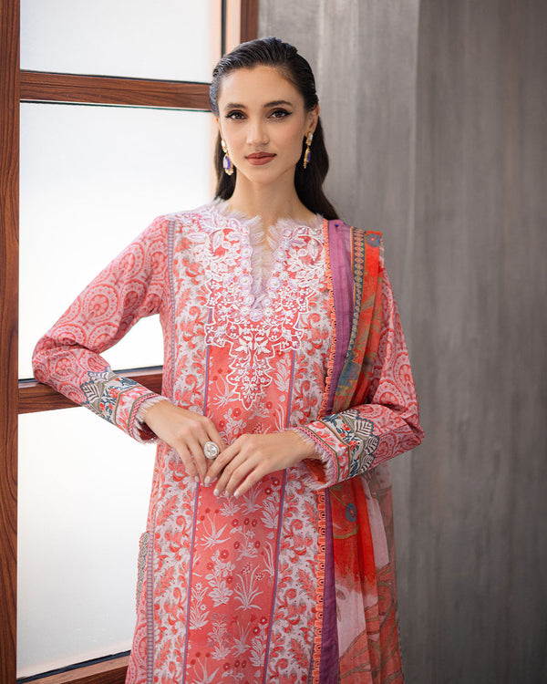 Roheenaz | Azalea Printed Lawn 24 | Sunset Serenade - by - Libasekhas UK - Registered Vendor of : Roheenaz - 100% Original Designer Dresss