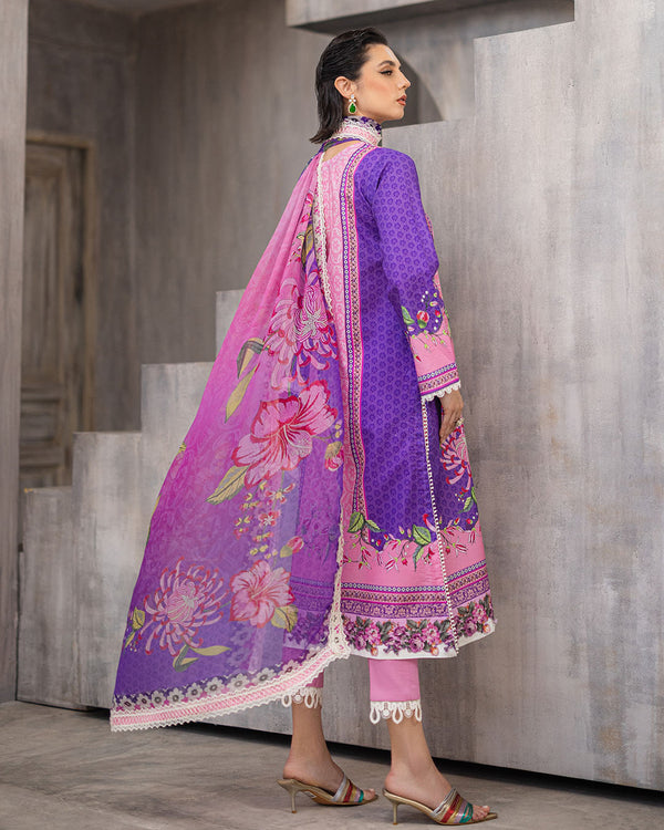 Roheenaz | Azalea Printed Lawn 24 | Luxe Bloom - by - Libasekhas UK - Registered Vendor of : Roheenaz - 100% Original Designer Dresss