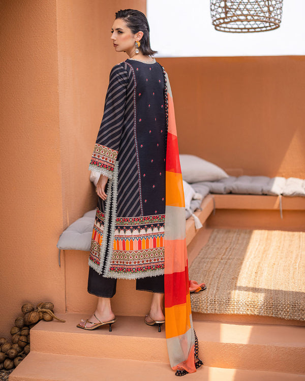 Roheenaz | Azalea Printed Lawn 24 | Midnight Mirage - by - Libasekhas UK - Registered Vendor of : Roheenaz - 100% Original Designer Dresss