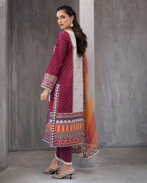 Roheenaz | Azalea Printed Lawn 24 | Orchid Oasis - by - Libasekhas UK - Registered Vendor of : Roheenaz - 100% Original Designer Dresss