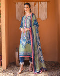 Roheenaz | Azalea Printed Lawn 24 | Mirage Mesh - by - Libasekhas UK - Registered Vendor of : Roheenaz - 100% Original Designer Dresss