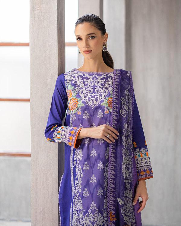 Roheenaz | Azalea Printed Lawn 24 | Blissful Berry - by - Libasekhas UK - Registered Vendor of : Roheenaz - 100% Original Designer Dresss