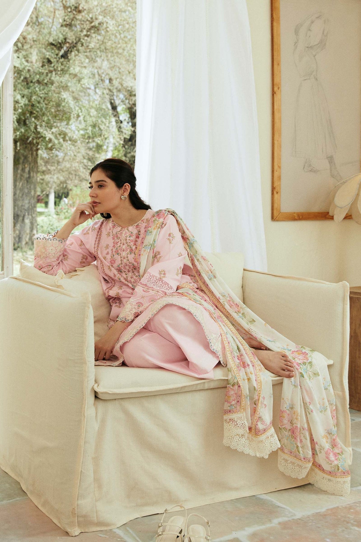 Zara Shahjahan | Coco Lawn Eid Edit 24 | ROOHI-D8 - by - Libasekhas UK - Registered Vendor of : Zara Shahjahan - 100% Original Designer Dresss