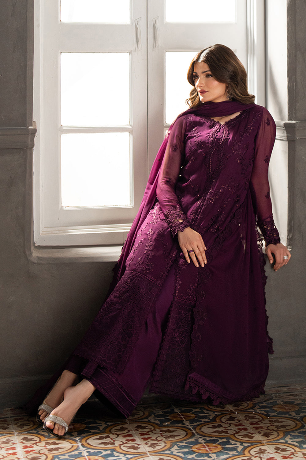 Azure | Ensembles | Rose Noir - by Libasekhas UK - Registered Vendor of : Azure - 100% Original Designer Dress