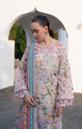 AJR Couture | Printakari Lawn 25 | Rose - by - Libasekhas UK - Registered Vendor of : AJR Couture - 100% Original Designer Dresss