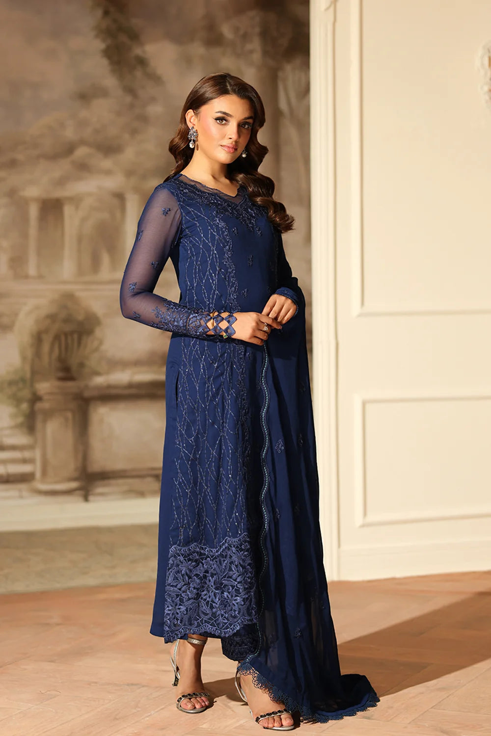 Azure | Ensembles | Royal Eclipse - by Libasekhas UK - Registered Vendor of : Azure - 100% Original Designer Dress