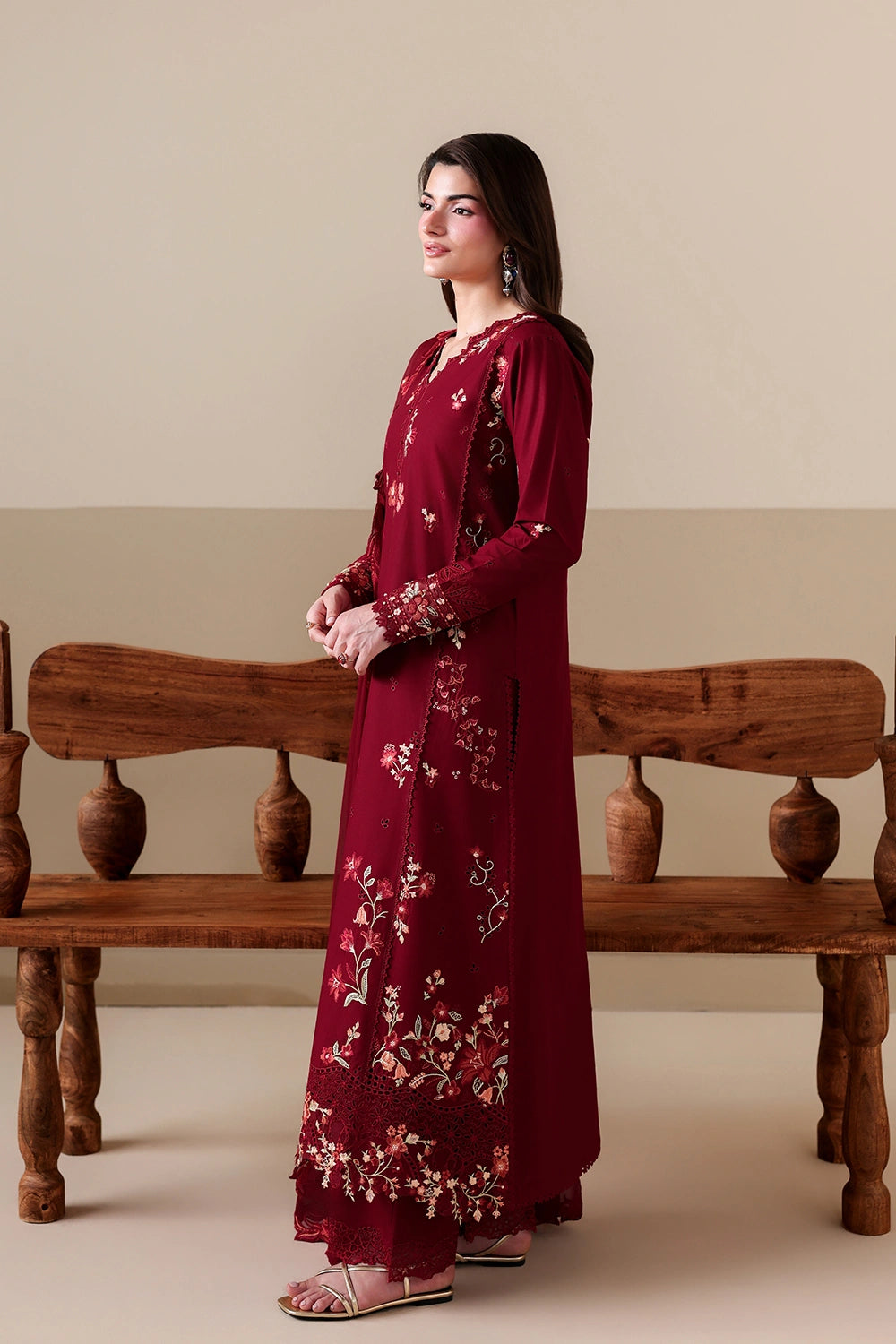 Azure | Luxury Lawn 26 | Ruby Rose - by Libasekhas UK - Registered Vendor of : Azure - 100% Original Designer Dress