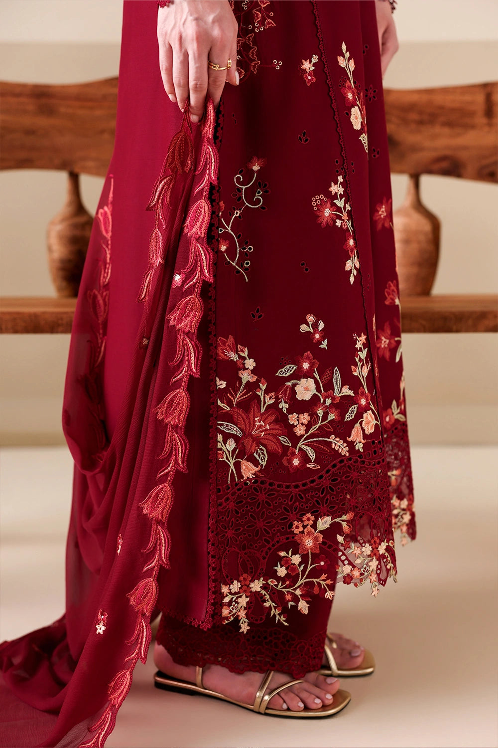 Azure | Luxury Lawn 26 | Ruby Rose - by Libasekhas UK - Registered Vendor of : Azure - 100% Original Designer Dress