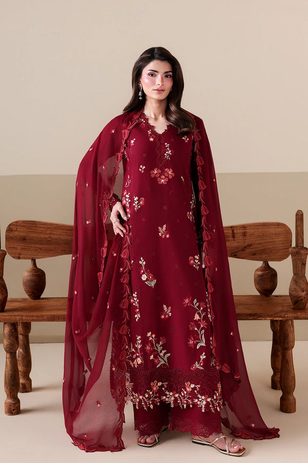 Azure | Luxury Lawn 26 | Ruby Rose - by Libasekhas UK - Registered Vendor of : Azure - 100% Original Designer Dress