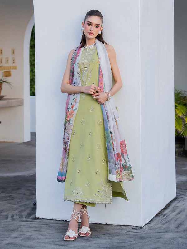 Izel | Dareen Luxury Lawn 26 | Ruhaab - by Libasekhas UK - Registered Vendor of : Izel - 100% Original Designer Dress