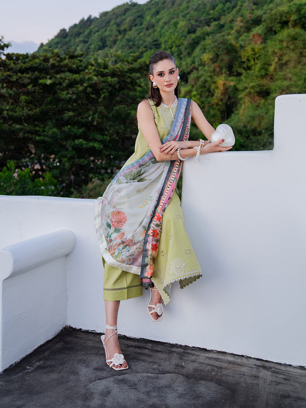 Izel | Dareen Luxury Lawn 26 | Ruhaab - by Libasekhas UK - Registered Vendor of : Izel - 100% Original Designer Dress