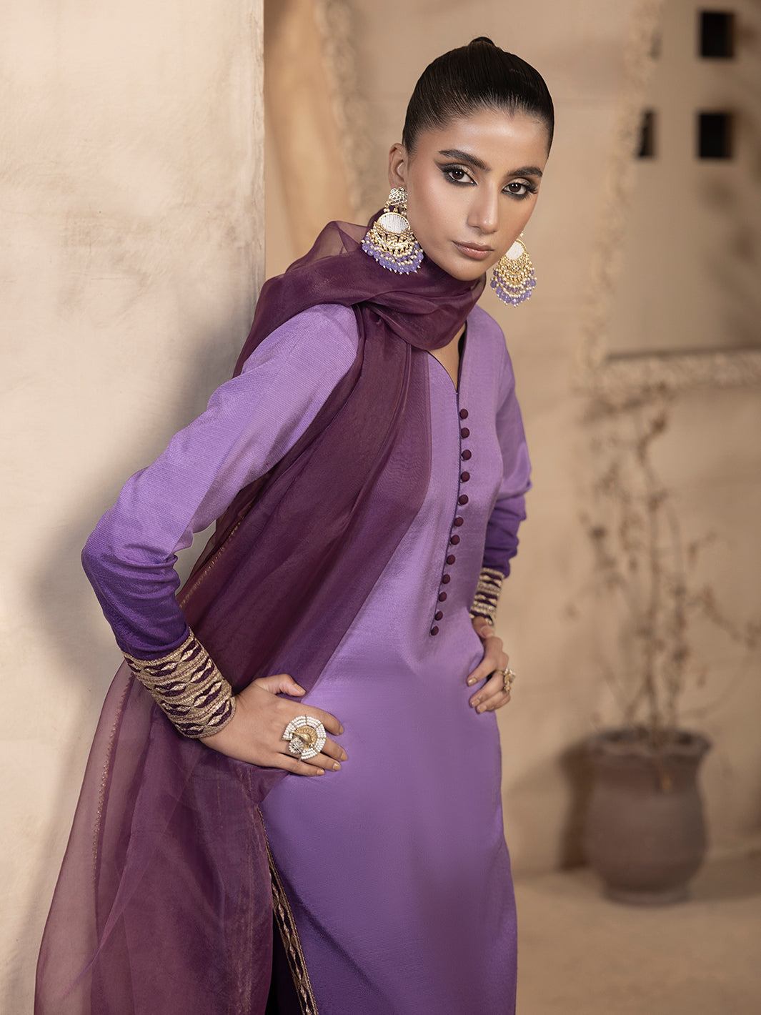 Hem Stitch | Raw Silk Edit 25 | Raania - by - Libasekhas UK - Registered Vendor of : Hemstitch - 100% Original Designer Dresss