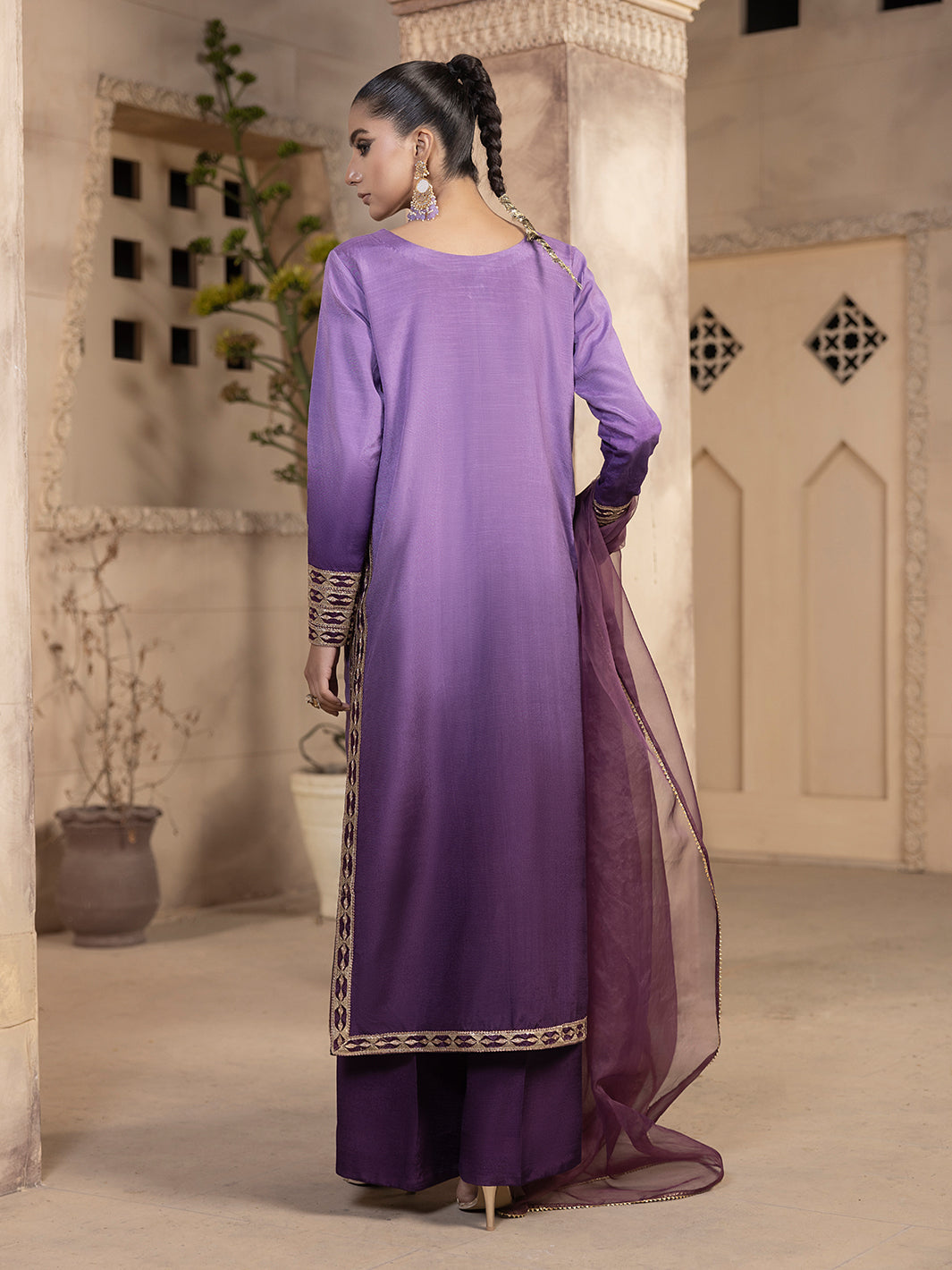 Hem Stitch | Raw Silk Edit 25 | Raania - by - Libasekhas UK - Registered Vendor of : Hemstitch - 100% Original Designer Dresss