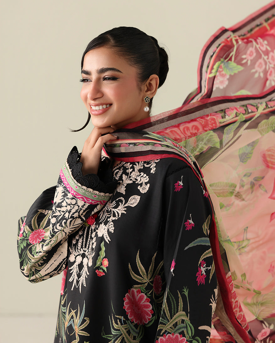 Roheenaz | Rosette Lawn | Radiant Noon - by Libasekhas UK - Registered Vendor of : Roheenaz - 100% Original Designer Dress