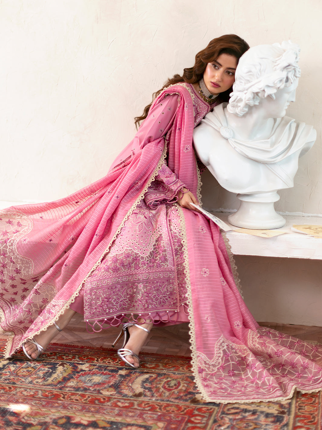 Mahnur | Sophie Luxury Lawn 25 | Raha - by - Libasekhas UK - Registered Vendor of : Mahnur - 100% Original Designer Dresss