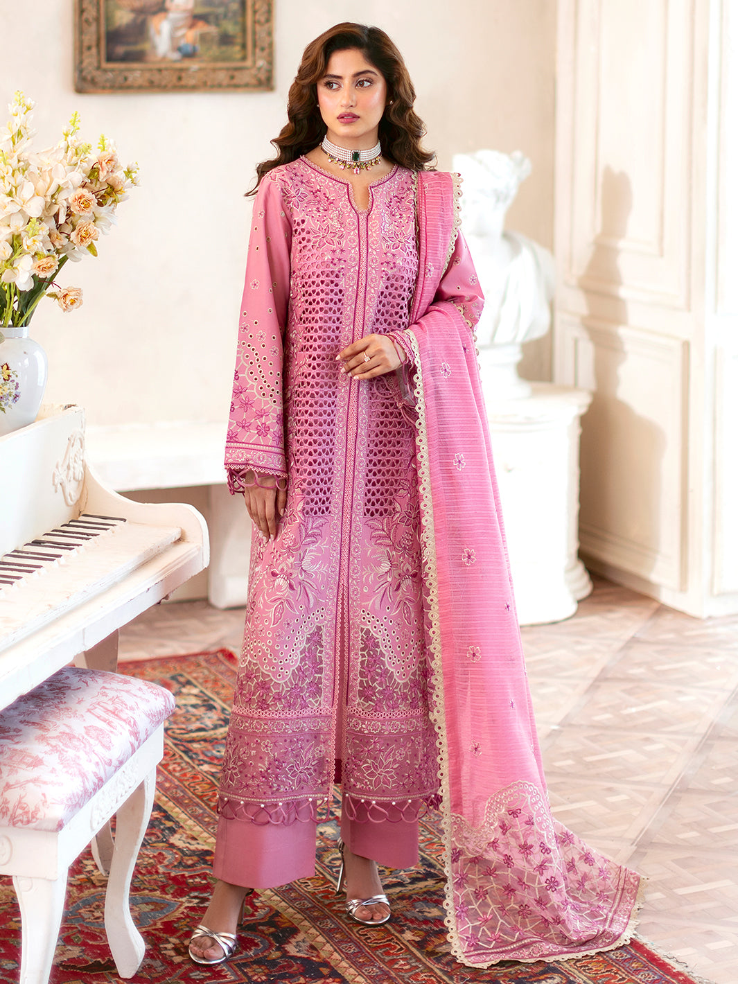 Mahnur | Sophie Luxury Lawn 25 | Raha - by - Libasekhas UK - Registered Vendor of : Mahnur - 100% Original Designer Dresss