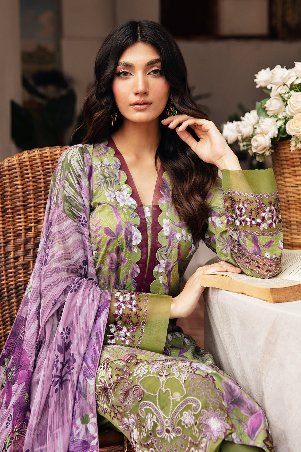 Ramsha | Rangrez Lawn Collection | N-410 - by - Libasekhas UK - Registered Vendor of : Ramsha - 100% Original Designer Dresss