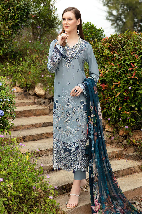 Ramsha | Andaz Collection | ALICE BLUE - by - Libasekhas UK - Registered Vendor of : Ramsha - 100% Original Designer Dresss
