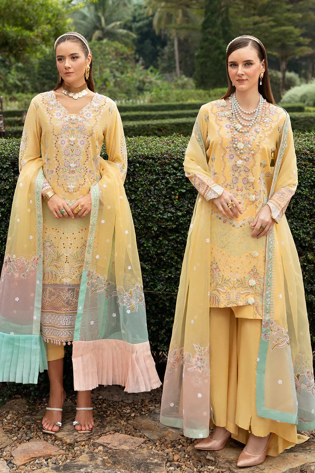 Ramsha | Andaz Collection | MELLOW YELLOW - by - Libasekhas UK - Registered Vendor of : Ramsha - 100% Original Designer Dresss