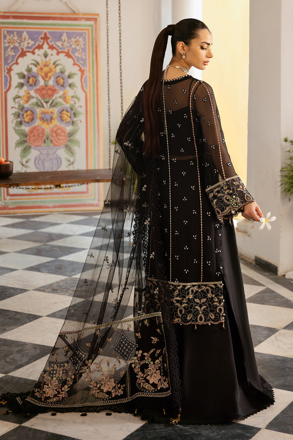 Ramsha | Dastak Luxury Chiffon Collection |  Q-106 - by - Libasekhas UK - Registered Vendor of : Ramsha - 100% Original Designer Dresss