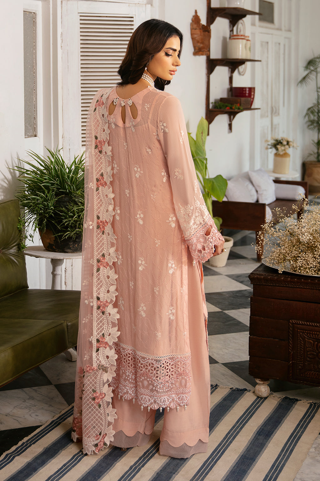 Ramsha | Dastak Luxury Chiffon Collection | Q-101 - by - Libasekhas UK - Registered Vendor of : Ramsha - 100% Original Designer Dresss