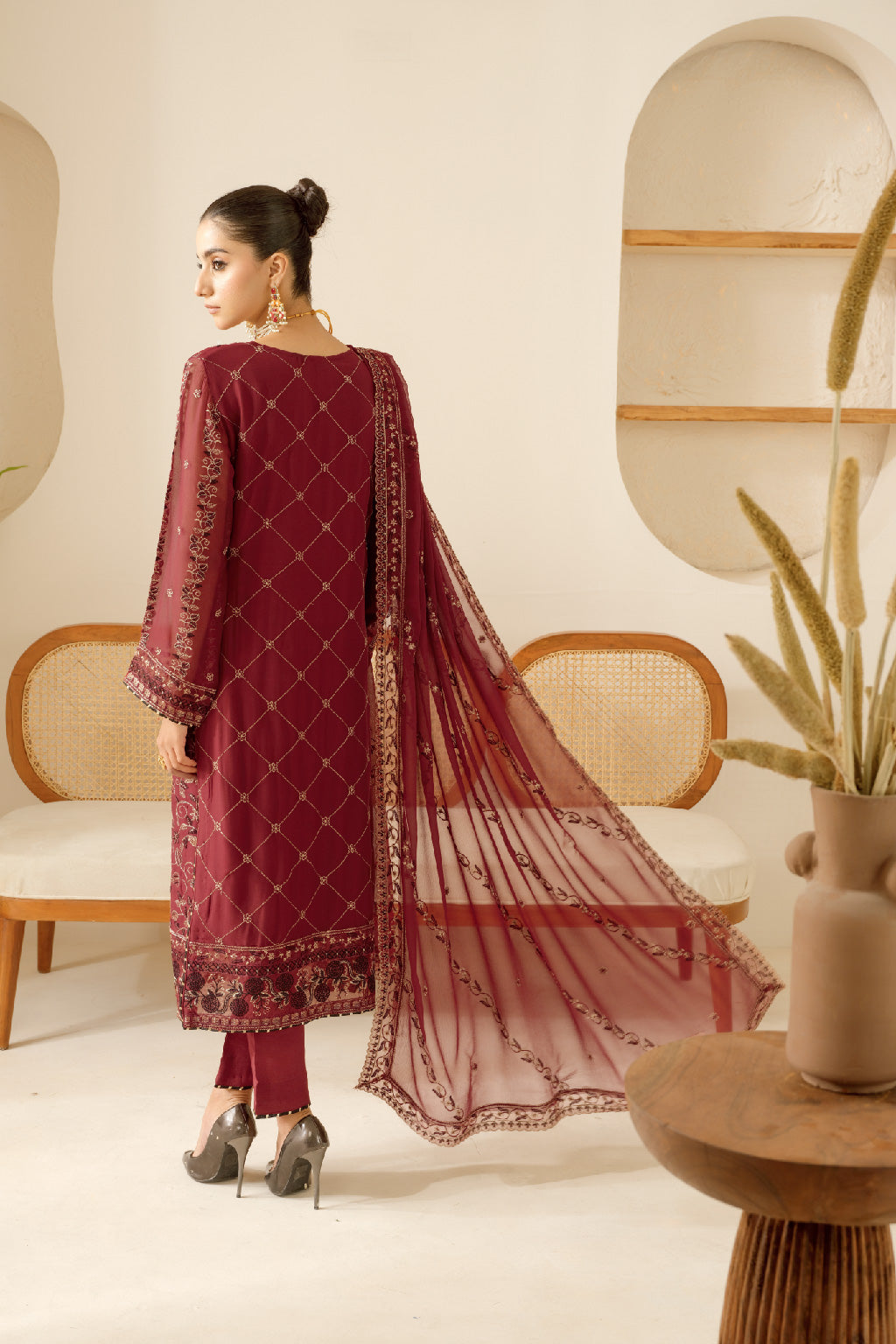 Ramsha | Sonehri Collection | BB-105 - by - Libasekhas UK - Registered Vendor of : Ramsha - 100% Original Designer Dresss