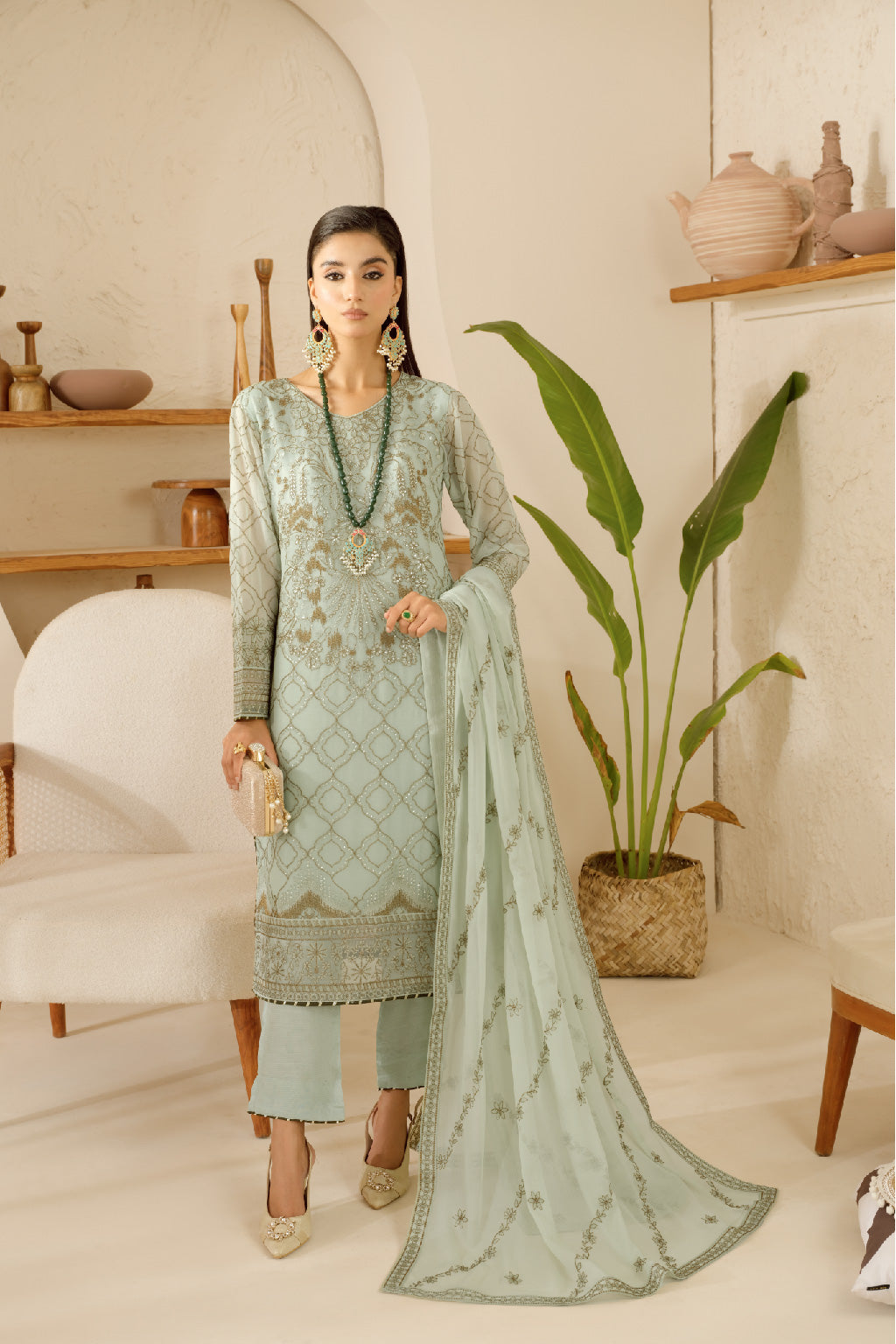 Ramsha | Sonehri Collection | BB-106 - by - Libasekhas UK - Registered Vendor of : Ramsha - 100% Original Designer Dresss