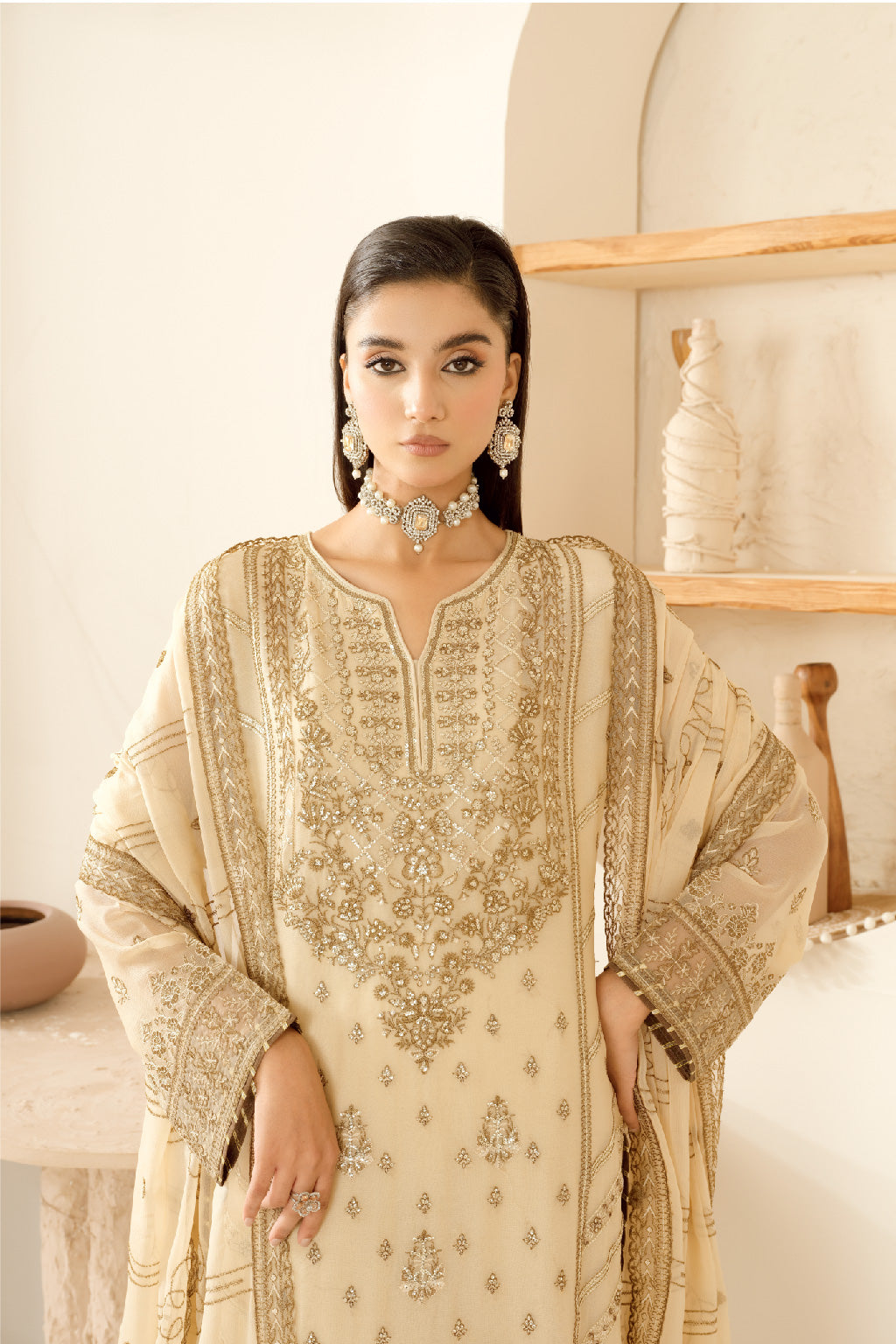 Ramsha | Sonehri Collection | BB-104 - by - Libasekhas UK - Registered Vendor of : Ramsha - 100% Original Designer Dresss