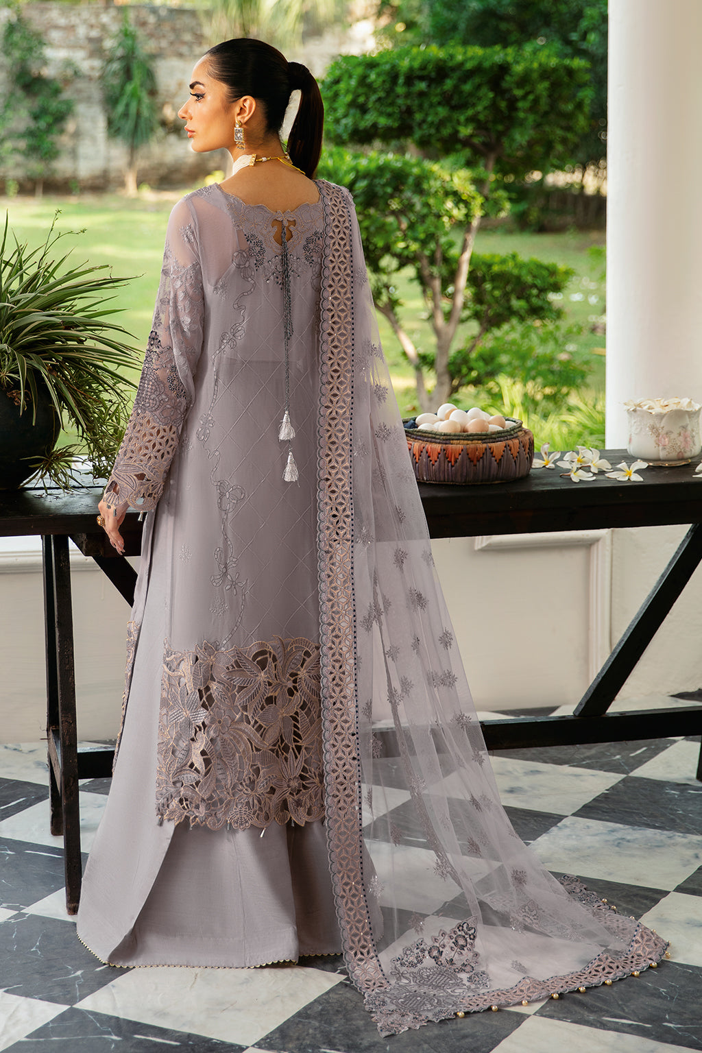 Ramsha | Dastak Luxury Chiffon Collection |  Q-104 - by - Libasekhas UK - Registered Vendor of : Ramsha - 100% Original Designer Dresss