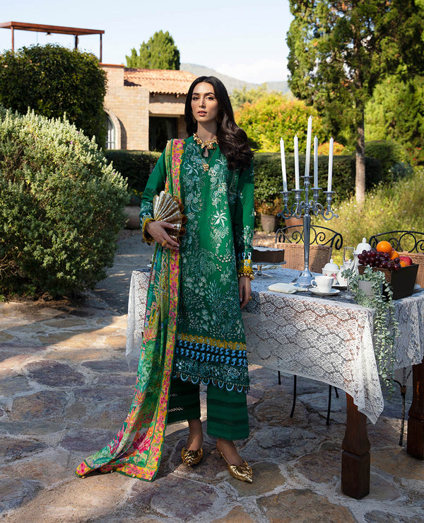 Republic Womenswear | Ilana Eid Luxury Lawn |Helene - by - Libasekhas UK - Registered Vendor of : Republic Womenswear - 100% Original Designer Dresss