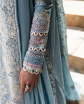 Republic Womenswear | Ilana Eid Luxury Lawn | Azure - by - Libasekhas UK - Registered Vendor of : Republic Womenswear - 100% Original Designer Dresss