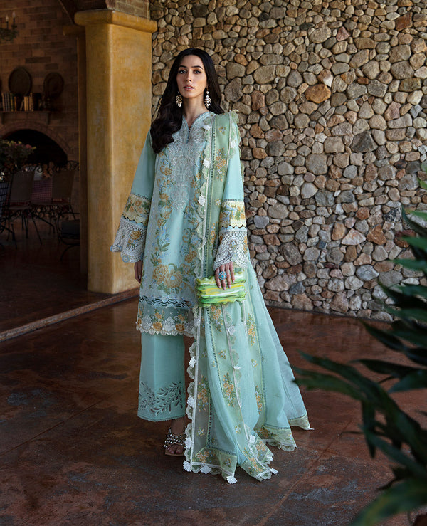Republic Womenswear | Ilana Eid Luxury Lawn | Elaine - by - Libasekhas UK - Registered Vendor of : Republic Womenswear - 100% Original Designer Dresss