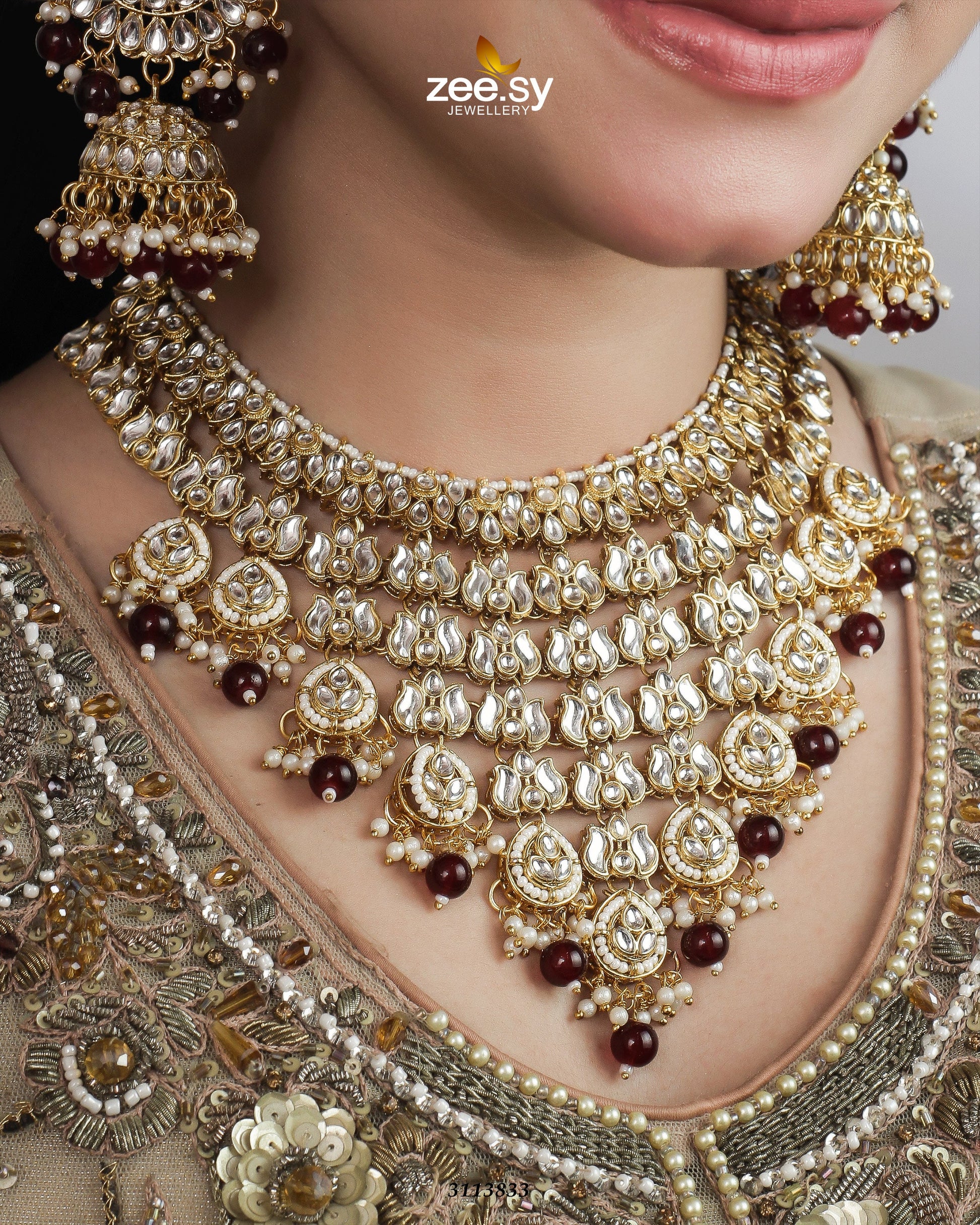 Uzma Bridal Set - by - Libasekhas UK - Registered Vendor of : Zeesy - 100% Original Designer Dresss