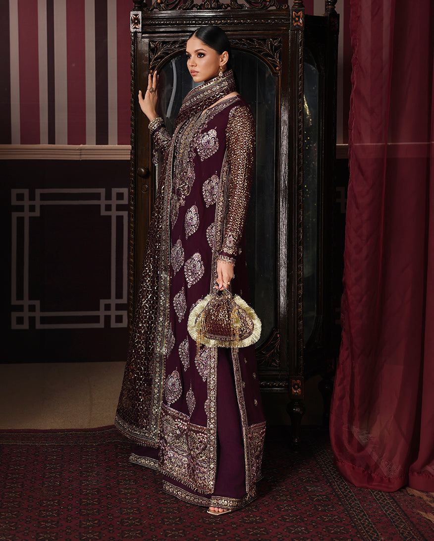 Roheenaz | Royale Eternel Chiffon Edit | Regal Charm - by Libasekhas UK - Registered Vendor of : Roheenaz - 100% Original Designer Dress