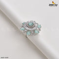 Sunflower Ring-8281 - by - Libasekhas UK - Registered Vendor of : Zeesy - 100% Original Designer Dresss