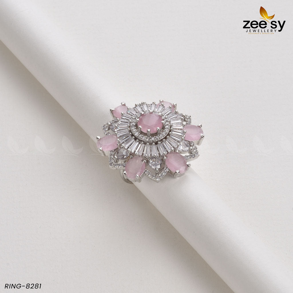 Sunflower Ring-8281 - by - Libasekhas UK - Registered Vendor of : Zeesy - 100% Original Designer Dresss