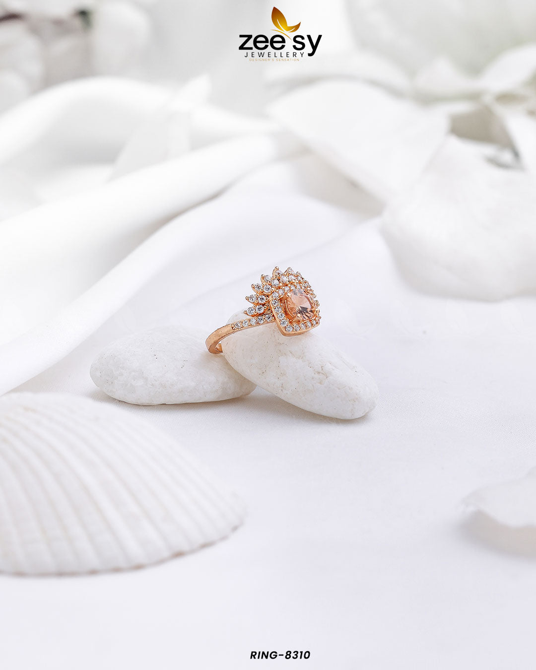 Ring-8310 - by - Libasekhas UK - Registered Vendor of : Zeesy - 100% Original Designer Dresss