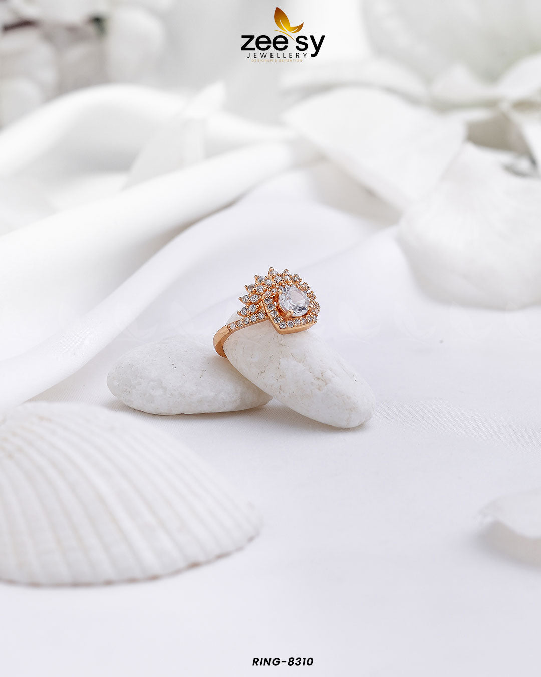 Ring-8310 - by - Libasekhas UK - Registered Vendor of : Zeesy - 100% Original Designer Dresss