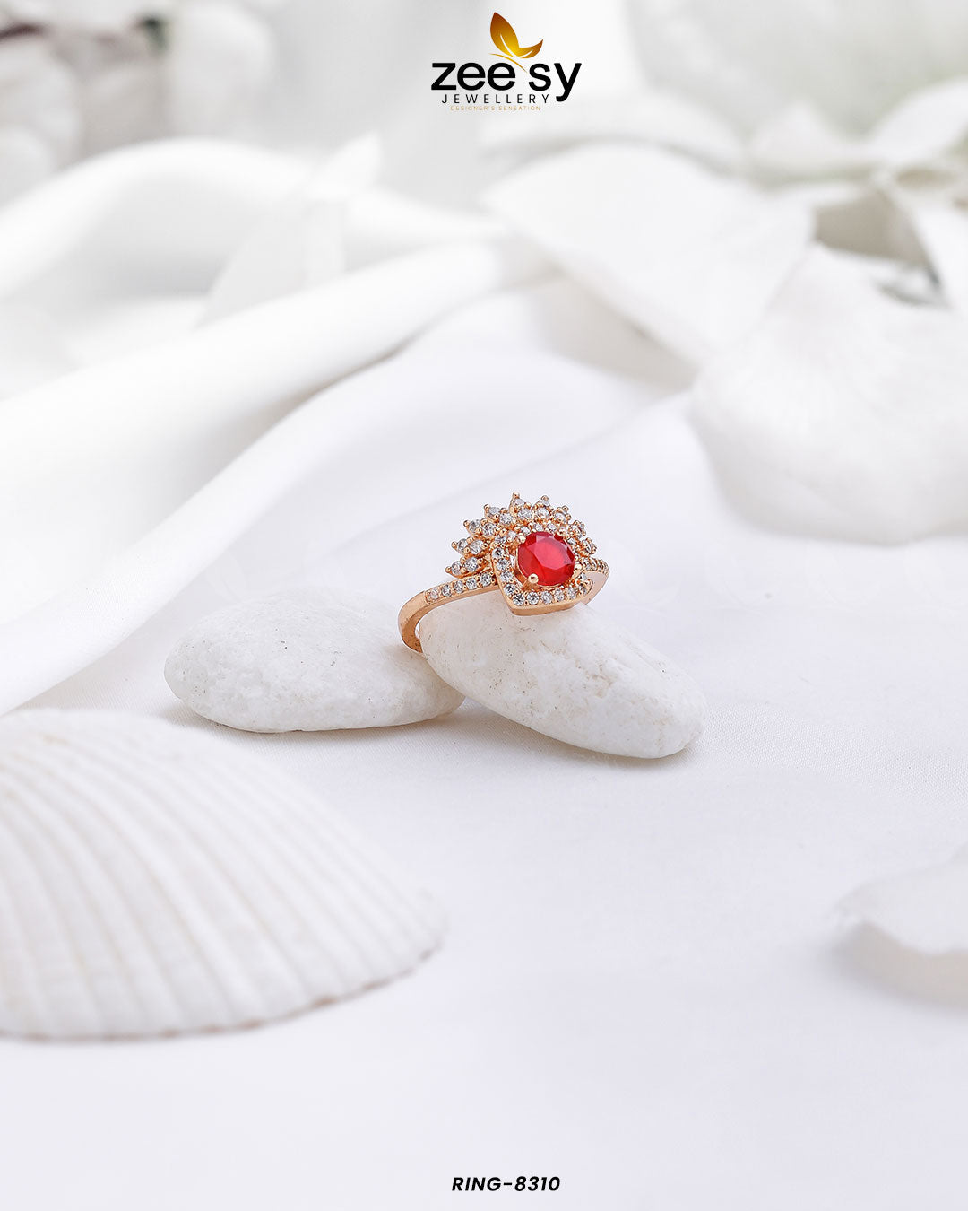 Ring-8310 - by - Libasekhas UK - Registered Vendor of : Zeesy - 100% Original Designer Dresss