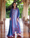 Mushq | Hemline Karandi | River Hush - by Libasekhas UK - Registered Vendor of : Mushq - 100% Original Designer Dress