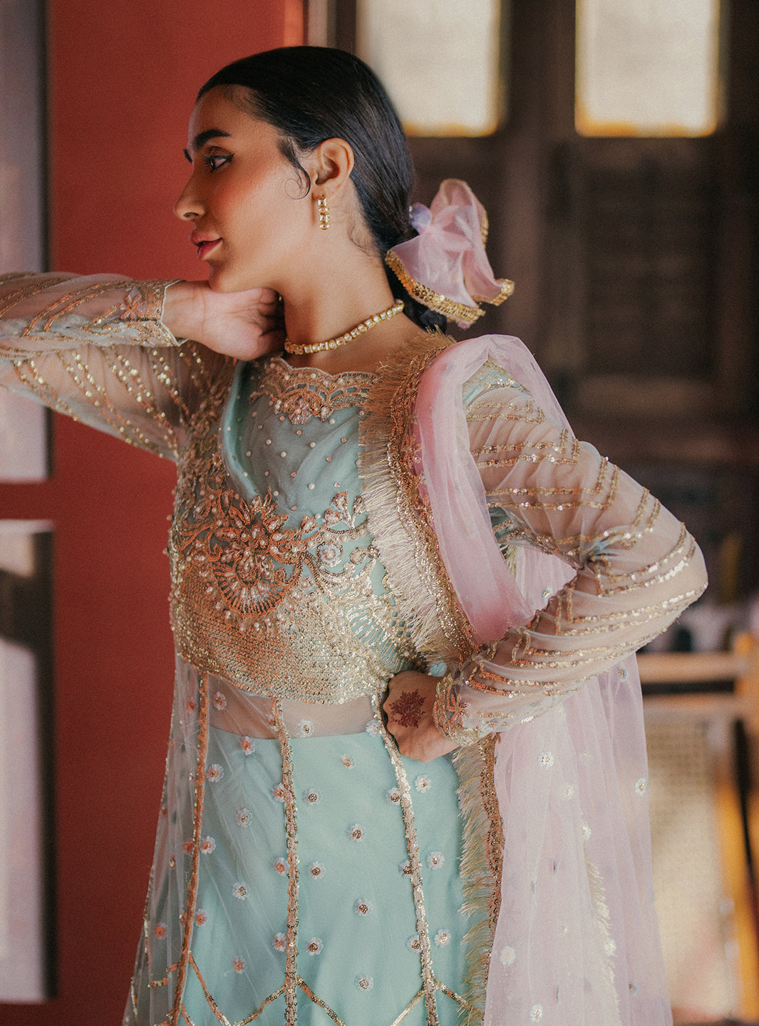 Roheenaz | Pehli Si Muhabbat Wedding Collection |  AARZO - by - Libasekhas UK - Registered Vendor of : Roheenaz - 100% Original Designer Dresss