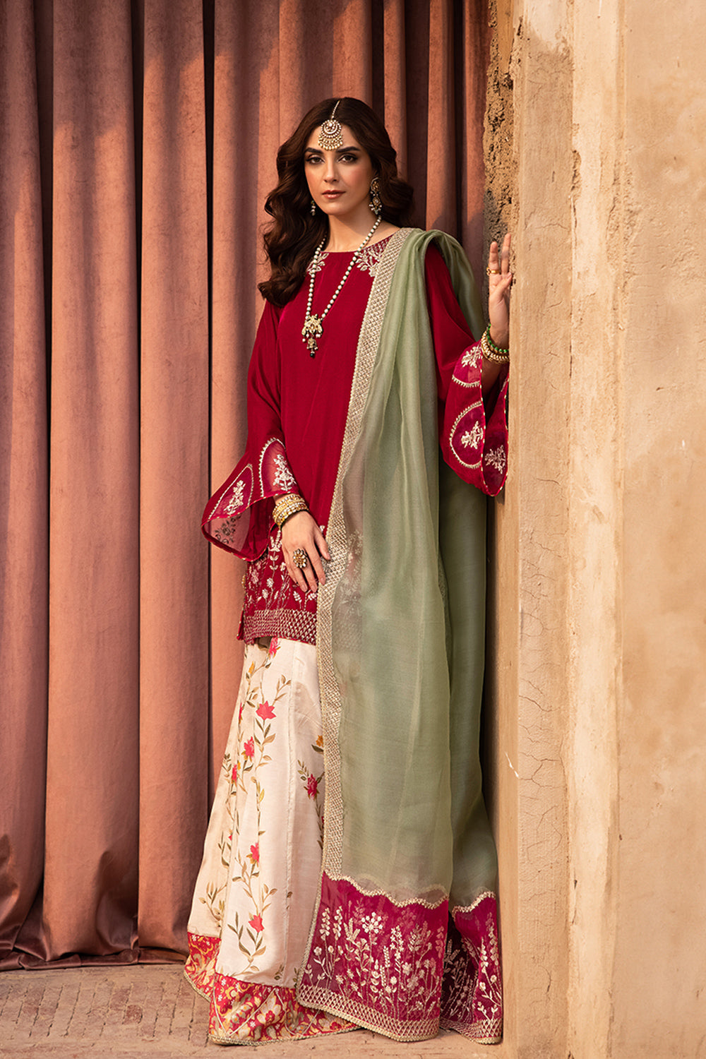 Azure | Vogue Formals | Rose Reverie - by - Libasekhas UK - Registered Vendor of : Azure - 100% Original Designer Dresss