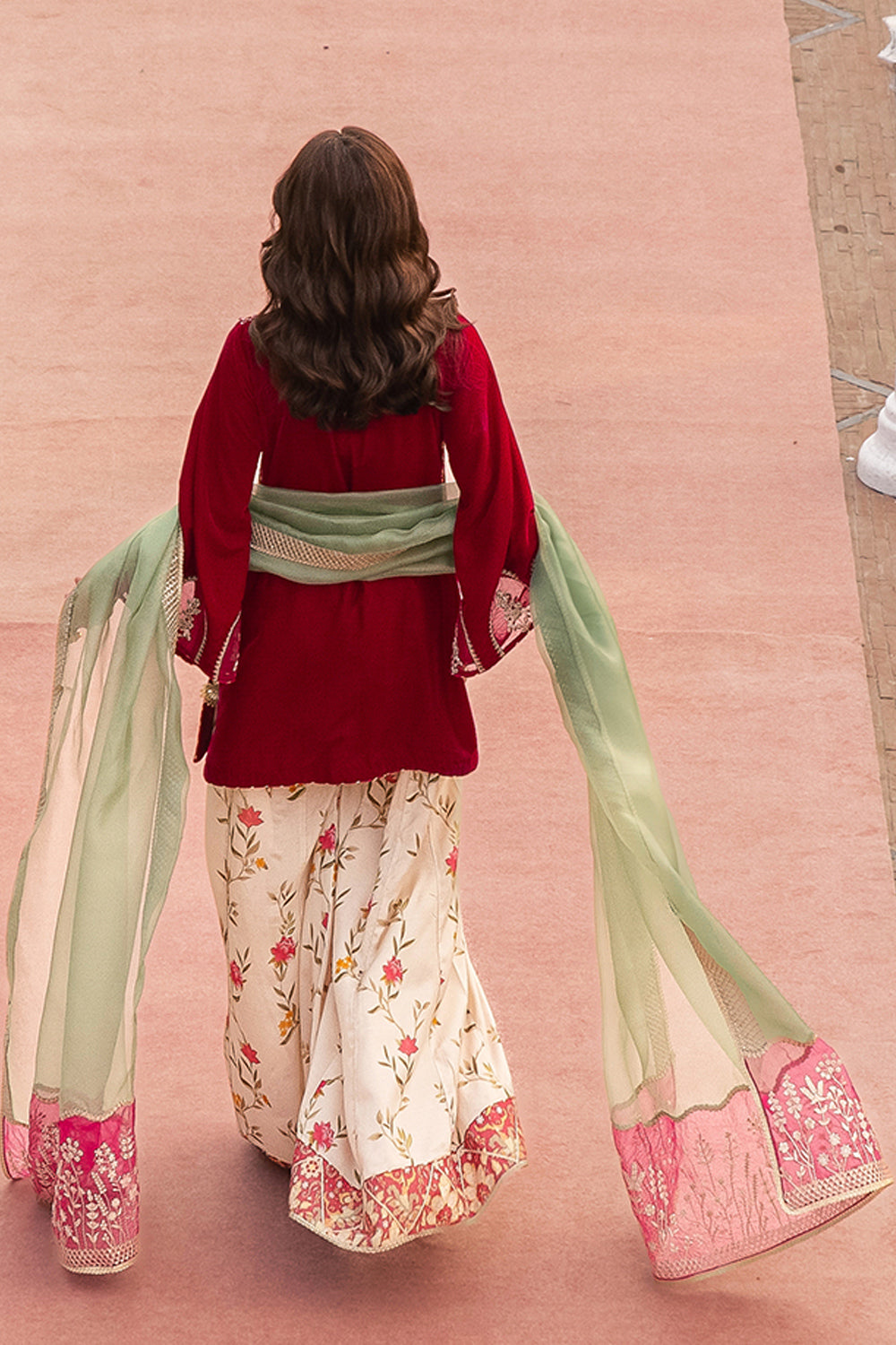 Azure | Vogue Formals | Rose Reverie - by - Libasekhas UK - Registered Vendor of : Azure - 100% Original Designer Dresss