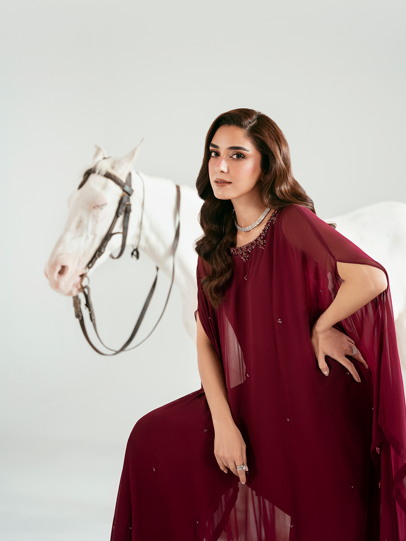 Ain | Luxe Edit | Rose - by Libasekhas UK - Registered Vendor of : Ain - 100% Original Designer Dress