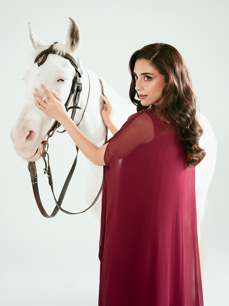 Ain | Luxe Edit | Rose - by Libasekhas UK - Registered Vendor of : Ain - 100% Original Designer Dress