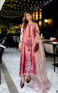 Asifa and Nabeel | Silk Edit 26 | Rose Noir - by Libasekhas UK - Registered Vendor of : Asifa and Nabeel - 100% Original Designer Dress