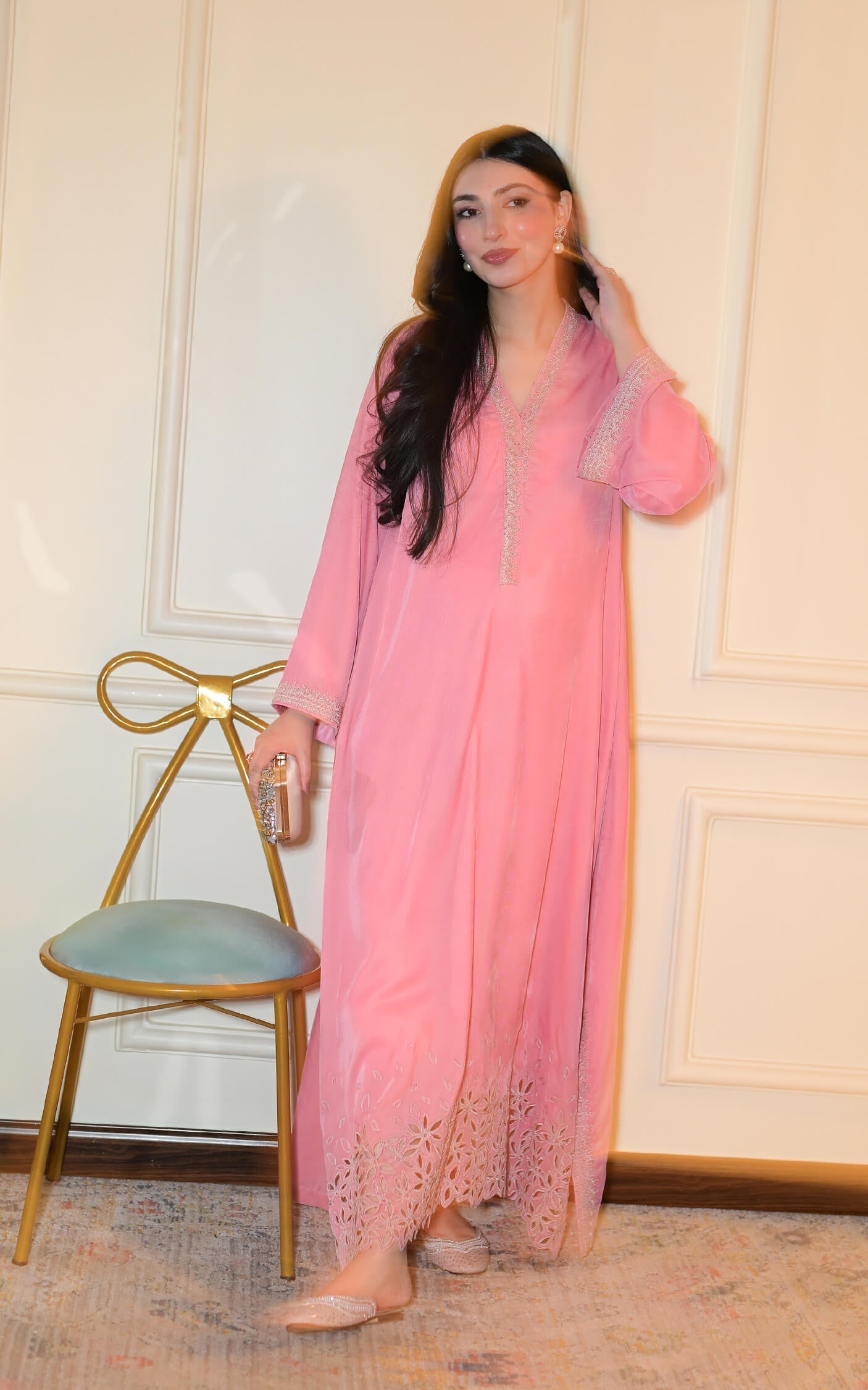 Asifa and Nabeel | Zephyr Formals | Rose Seira Kaftan - by Libasekhas UK - Registered Vendor of : Asifa and Nabeel - 100% Original Designer Dress